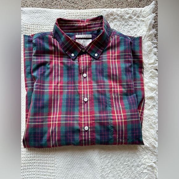 Oak Hill Shirt Men's 2XL Multicolor Long Sleeve Button Up 100% Cotton Pocket - Picture 12 of 12